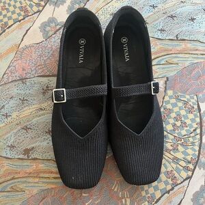Vivaia Women’s Black Mary Jane Flats